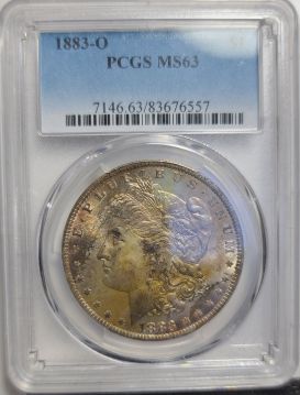 1883 O $1 PCGS MS63 Toned  