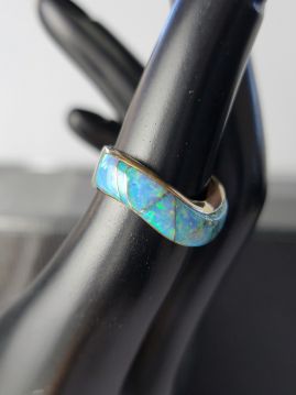 14K Yellow Gold and Opal Ring