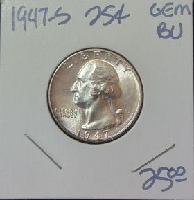 1947-S 25C Uncirculated