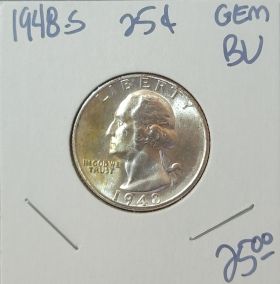 1948 S 25C Uncirculated