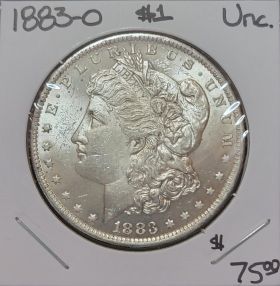1883-O $1 Morgan Silver Dollar Uncirculated