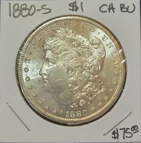 1880-S $1 Morgan Silver Dollar Uncirculated