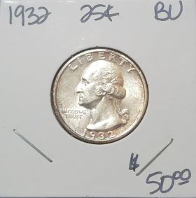 1932 25C Quarter Uncirculated