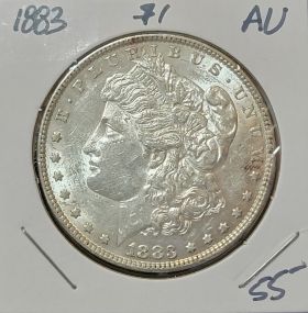1883 $1 Morgan Silver Dollar Circulated