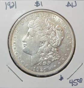 1921 $1 Morgan Silver Dollar Circulated
