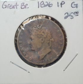 1826 1P Great Britain Penny