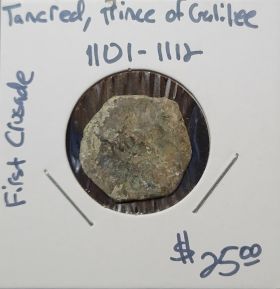 Tancred, Price of Galilee 1101-1112 AD First Crusade Coin #006