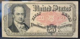 Fr#1380 Fractional Currency 50C Fifty Cent Note Fifth Issue