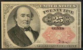 Fr#1308 25C Fractional Currency Twenty-Five Cent Note Fifth Issue #002