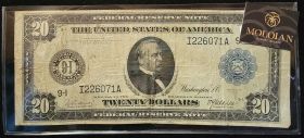 $20 Twenty Dollar Large Note 1914 FRN S/N I226071A