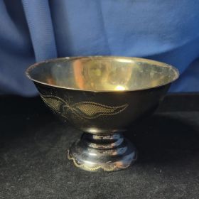 Vintage Silver Toned Candy Bowl