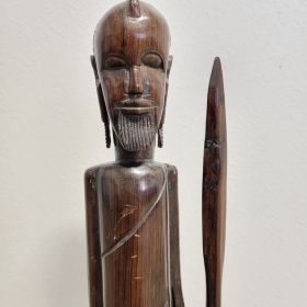 Wooden African Man Carving 