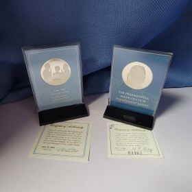 2 Presidential Inauguration Sterling Silver Medals/ Rounds
