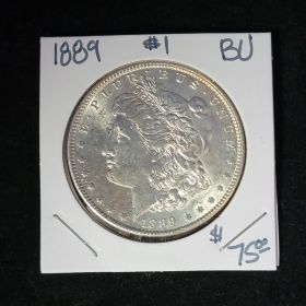 1889 $1 Morgan Silver Dollar BU