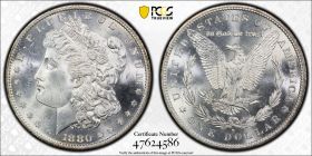 1880-S $1 Silver Morgan Dollar PCGS MS64 47624586