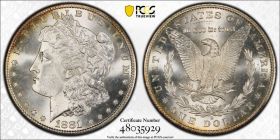 1881-S $1 Silver Morgan Dollar PCGS MS65  48035929