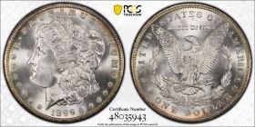 1899-O $1 Silver Morgan Dollar PCGS MS65  48035943