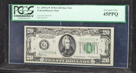Fr. 2055G* 1934A $20 Star Note