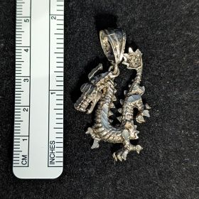 Dragon Pendant for Necklace Sterling Silver 925