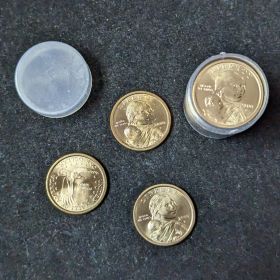 Original Bankroll Roll of Sacagawea Coins 2000 P Uncirculated
