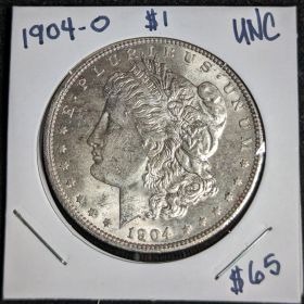 1904-O $1 Silver Morgan Dollar UNC