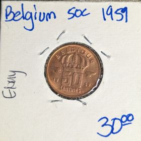 Belgium 1959 50c 50 Centimes