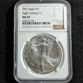 2021 Eagle Landing T-2 Dollar $1 NGC MS 70 6262714-190