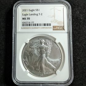 2021 Eagle Landing T-2 Dollar $1 NGC MS 70 6262714-177
