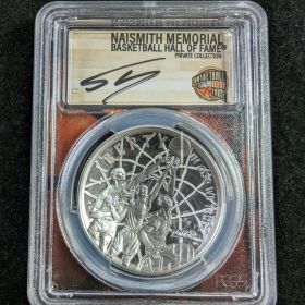 2020-P $1 SHAQUILLE O'NEAL Signed PCGS PR70DCAM Basketball Hall of Fame First Day of Issue 39580629