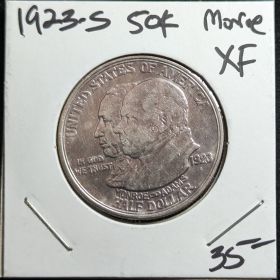 1923 Monroe XF 50c Fifty Cent Coin