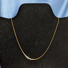 14k Gold Necklace Chain 14.5 Inches Choker 3.07g