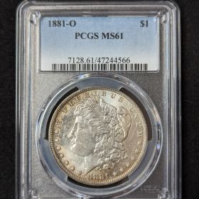 1881-O $1 Morgan Silver Dollar PCGS MS61  47244566