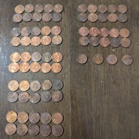 Lot of 74 Coins 1k Kurus Unc Year 1967