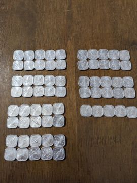 Lot of 65 Coins 5 Paise India Year 1976