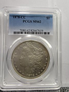 1878 CC $1 PCGS MS62   
